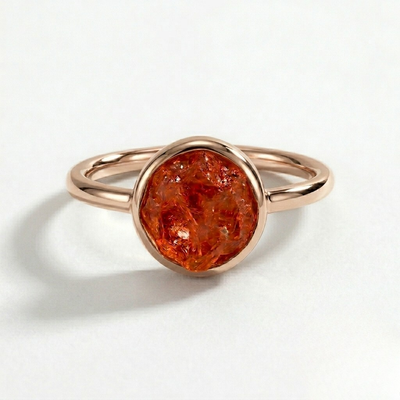 Raw Carnelian Ring — Courage, Creativity & Unstoppable Energy