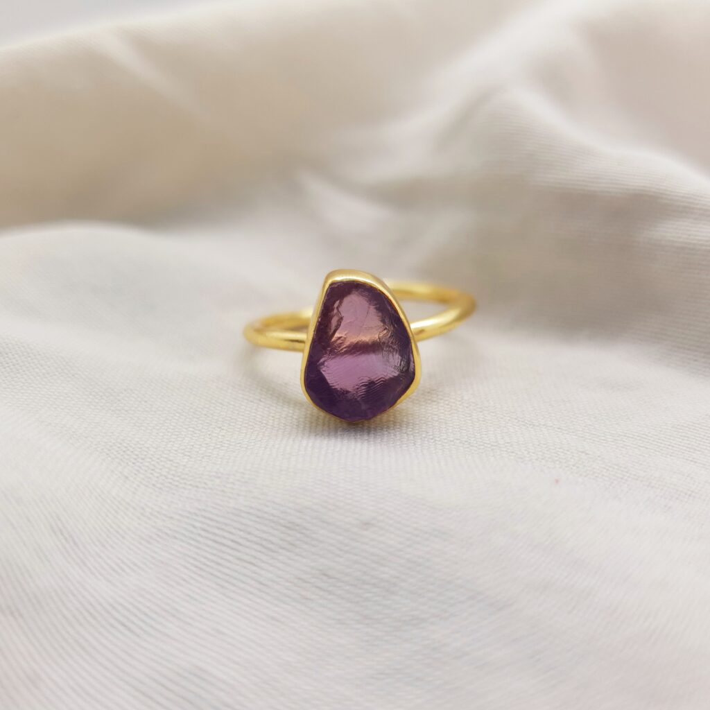 Enchanted Purple Amethyst Ring - Silverly