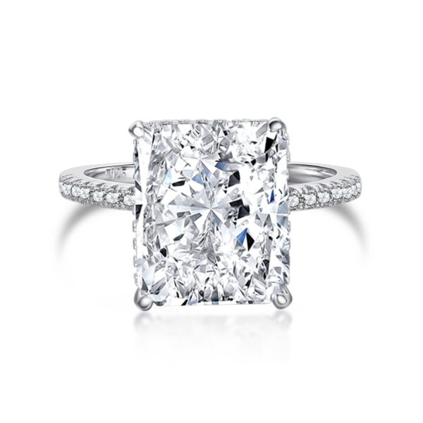 Radiant cut store cz ring