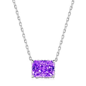 Violet Pendant Necklace