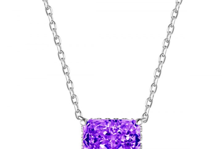 Violet Pendant Necklace