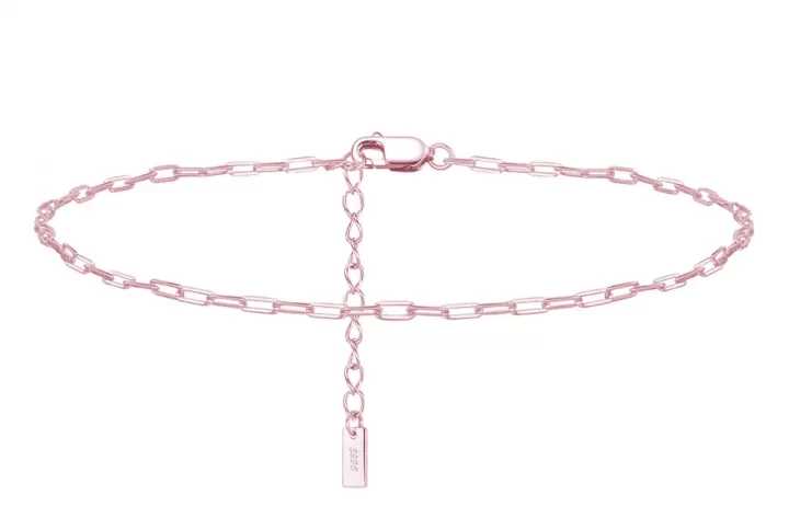 rose gold vermeil anklet