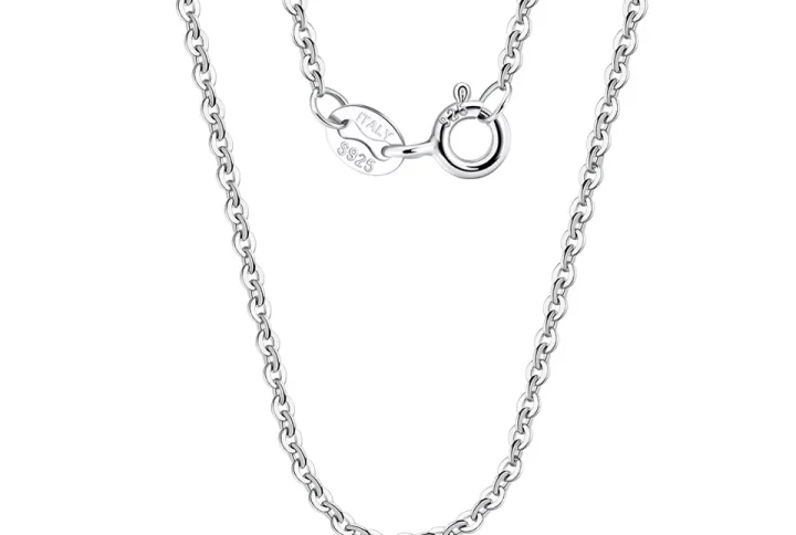 Silver Cable Chain Necklace