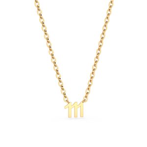 angel number necklace