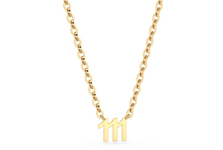 angel number necklace