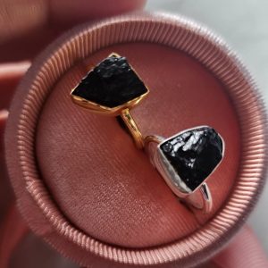 black tourmaline ring