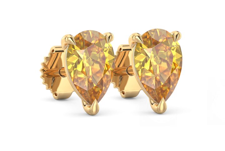 Citrine Studs